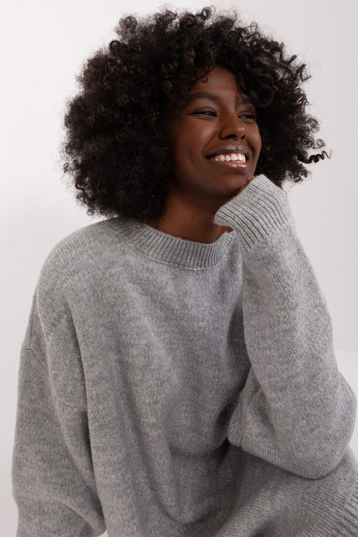 Suknelė-LC-SK-0568.01P-pilka