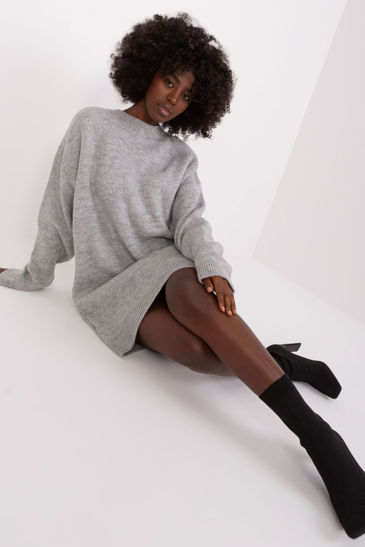 Suknelė-LC-SK-0568.01P-pilka