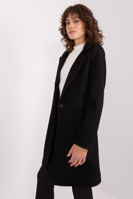 Paltas-TW-PL-BI-23314.00P-juodas Paltas-TW-PL-BI-23314.00P-juodas