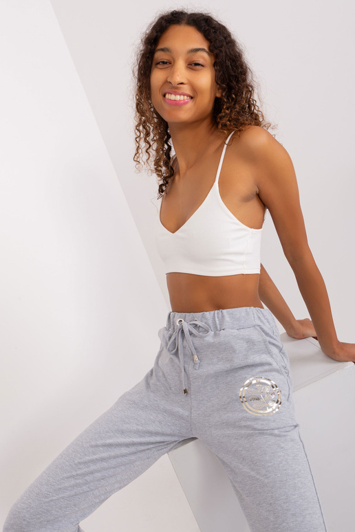 Sportinės kelnės-RV-DR-9260.61-pilkos