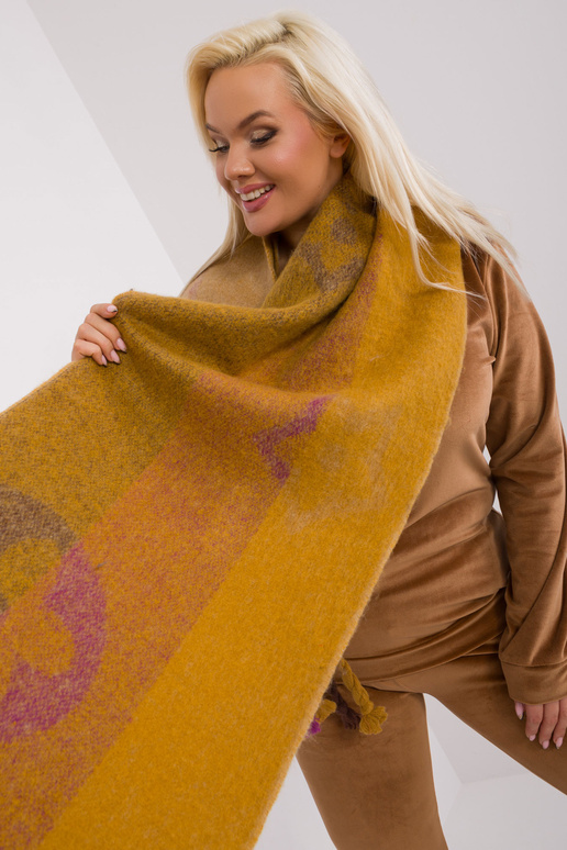 Šalikas-AT-SZ-2316.01P-tamsiai geltonas