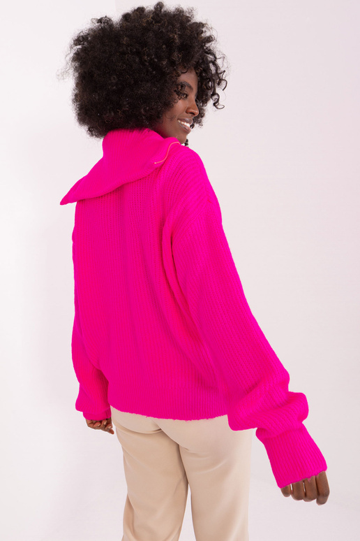 Megztinis-BA-SW-0374.07P-fluo rožinis