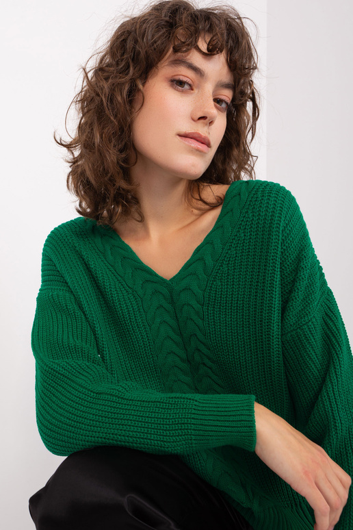 Megztinis-BA-SW-8028.36P-tamsiai žalias Megztinis-BA-SW-8028.36P-tamsiai žalias