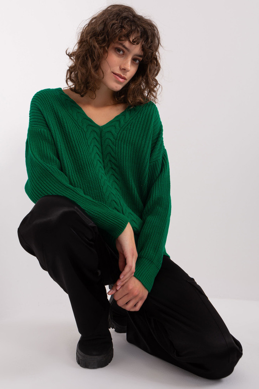 Megztinis-BA-SW-8028.36P-tamsiai žalias Megztinis-BA-SW-8028.36P-tamsiai žalias