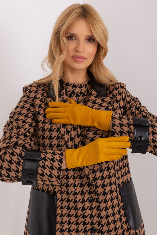 Pirštinės-AT-RK-2370.99-tamsiai geltonos