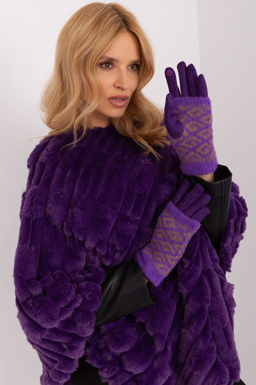 Pirštinės-AT-RK-2310.91-tamsiai violetinė