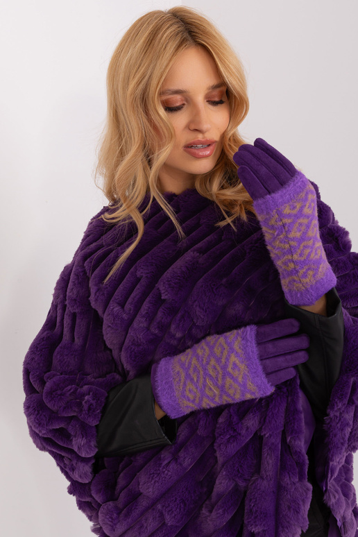 Pirštinės-AT-RK-2310.91-tamsiai violetinė