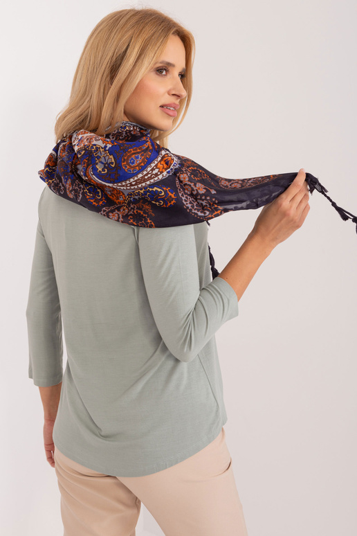 Šalikas-AT-CH-12626.99 tamsiai mėlynas