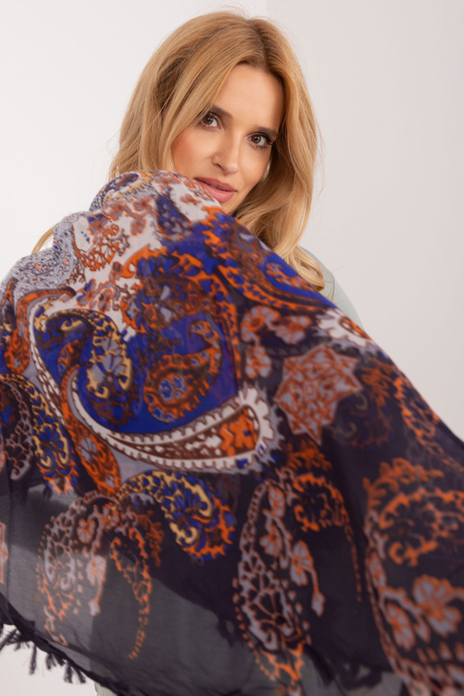 Šalikas-AT-CH-12626.99 tamsiai mėlynas