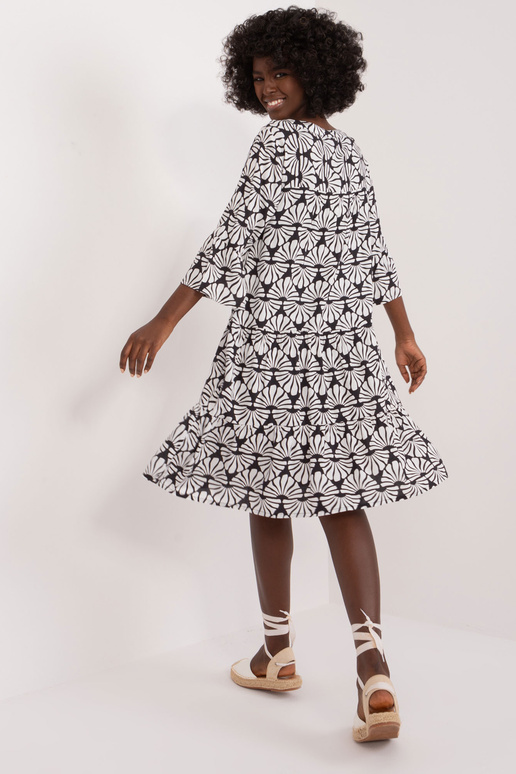 Suknelė-D73771Z30214J-juoda ir balta