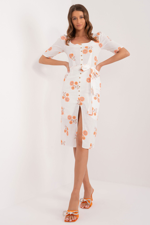 Suknelė-LK-SK-509405.02P- balkšvos...