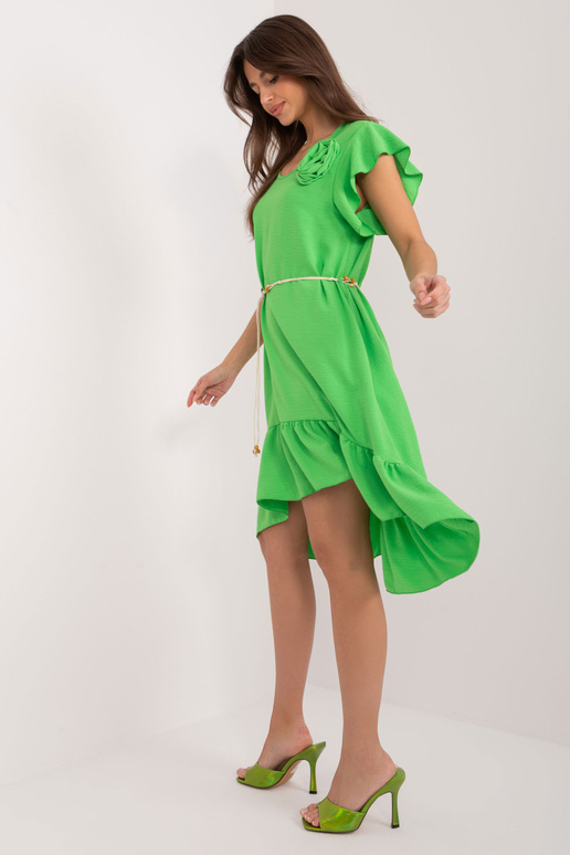 Suknelė-DHJ-SK-8921.21-šviesiai žalia