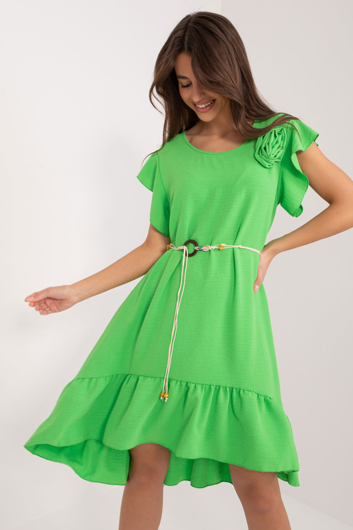 Suknelė-DHJ-SK-8921.21-šviesiai žalia