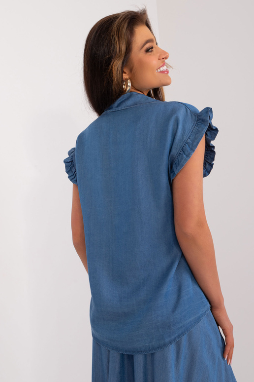 Marškiniai-DHJ-KS-5562.98-tamsiai mėlyni