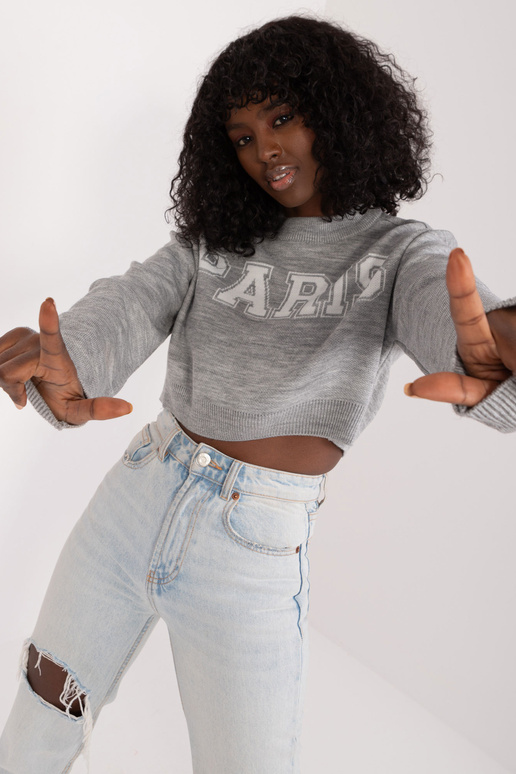 Megztinis-BA-SW-1489.24-šviesiai pilkas