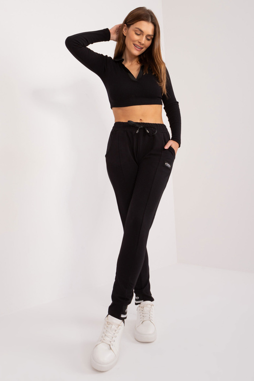Sportinės kelnės-RV-DR-8242.81-juodos