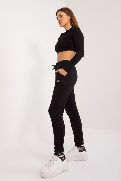 Sportinės kelnės-RV-DR-8242.81-juodos