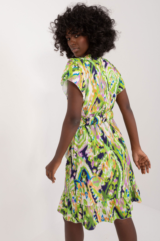 Suknelė-DHJ-SK-17259-1,81-šviesiai žalia