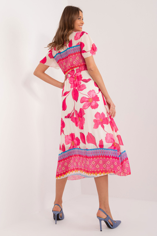 Suknelė-DHJ-SK-11331-5.19-tamsiai rožinė