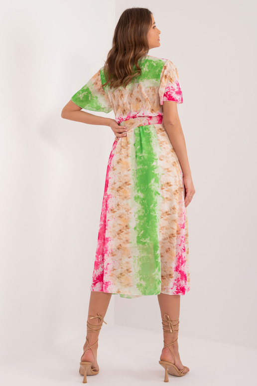 Suknelė-DHJ-SK-15967-2,86-tamsiai rožinė