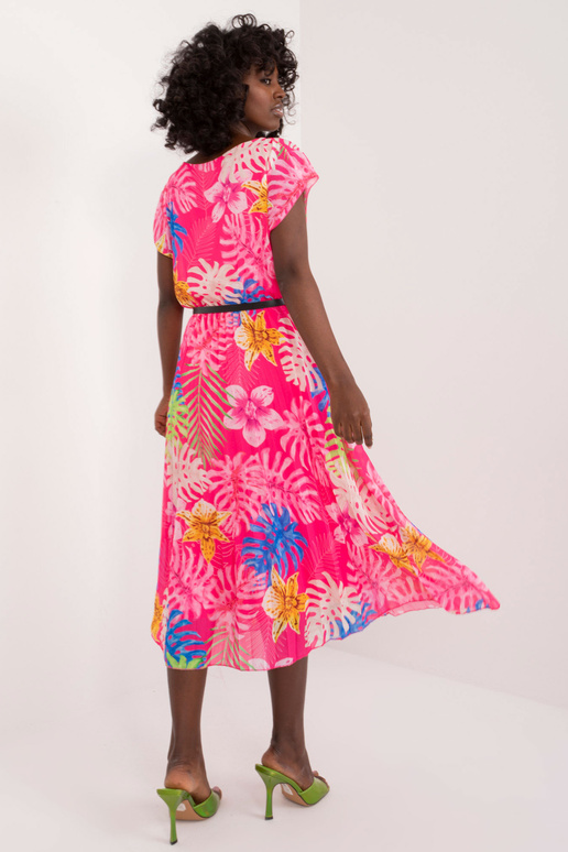 Suknelė-DHJ-SK-8839-3.30-tamsiai rožinė