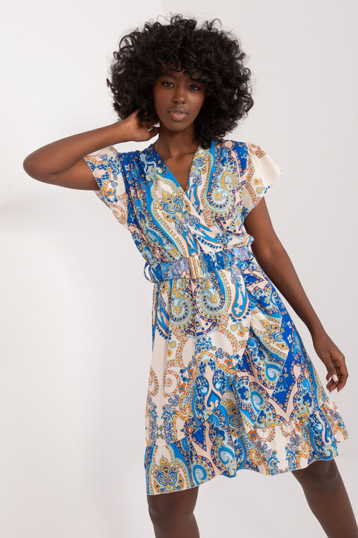 Suknelė-DHJ-SK-17259.57-mėlyna