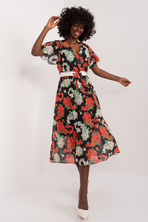 Suknelė-DHJ-SK-17258.01-juoda-raudona