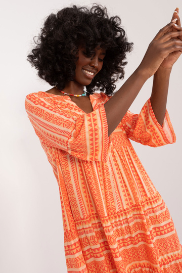Suknelė-D73771M30214L-oranžinė 2