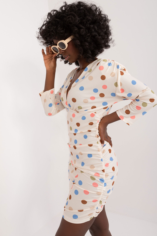 Suknelė-DHJ-SK-17311.87- balkšvos...