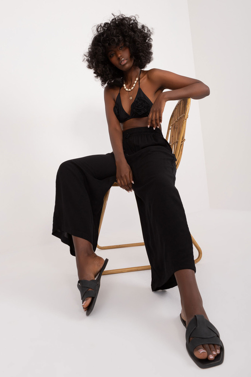 Kelnės - D73761M62237E - juodos