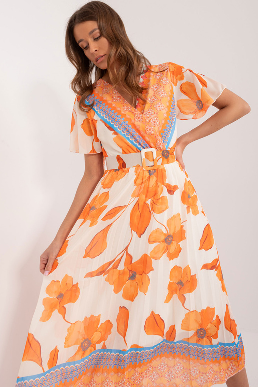 Suknelė-DHJ-SK-11331-5,19-oranžinė