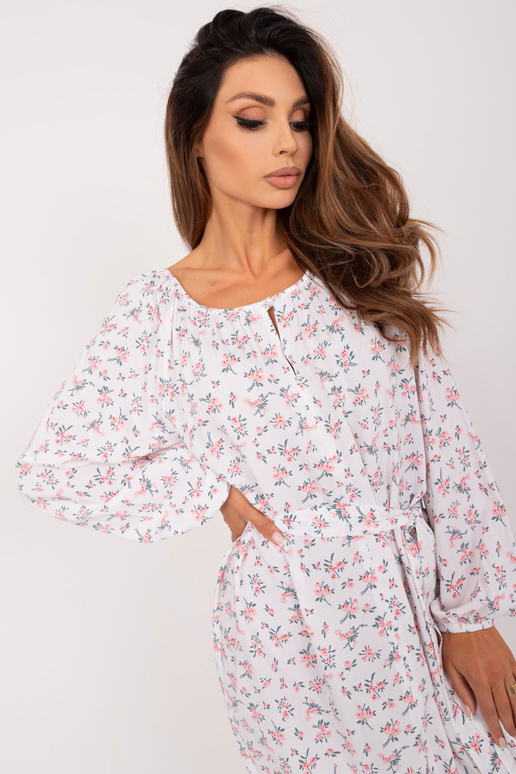 Suknelė-LK-SK-509318.74-balta-rožinė