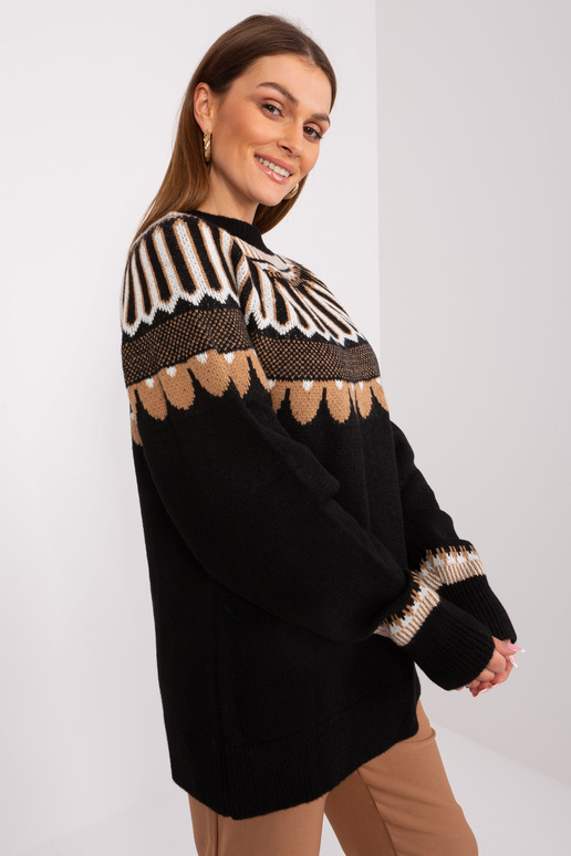 Megztinis-LC-SW-0342.06X-juodas