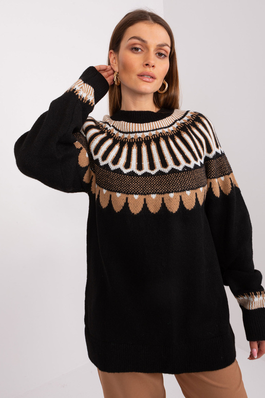 Megztinis-LC-SW-0342.06X-juodas