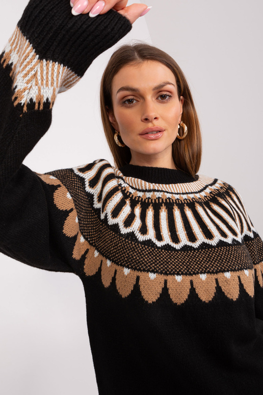 Megztinis-LC-SW-0342.06X-juodas