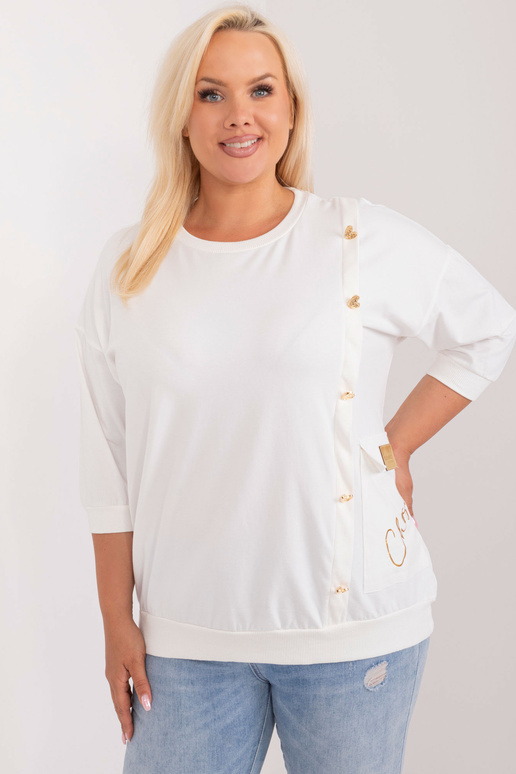 Bluzka-RV-BZ-9540.23X- balkšvos spalvos