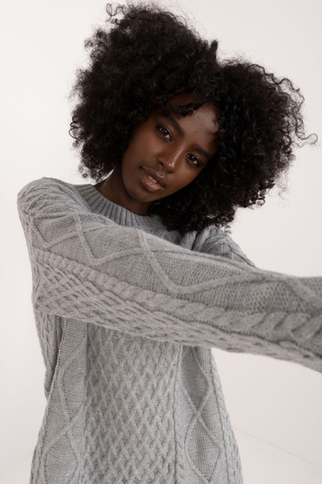 Suknelė-BA-SK-0528.45-pilka