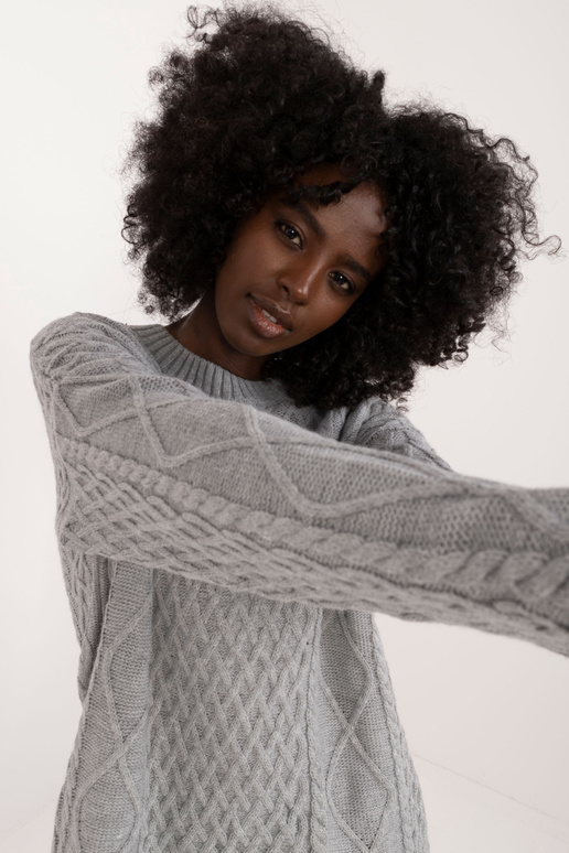 Suknelė-BA-SK-0528.45-pilka