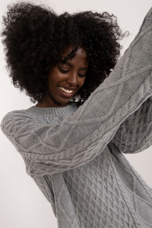 Suknelė-BA-SK-0528.45-pilka