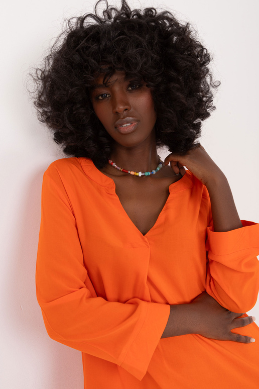 Suknelė-D73761M30430A-oranžinė