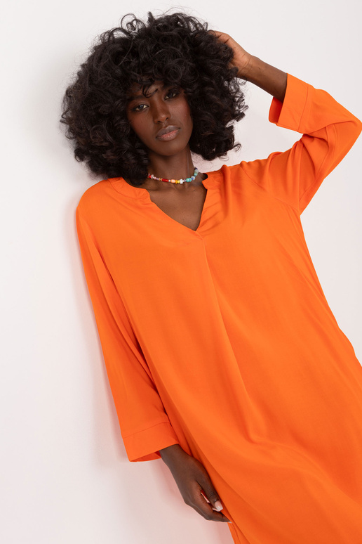 Suknelė-D73761M30430A-oranžinė