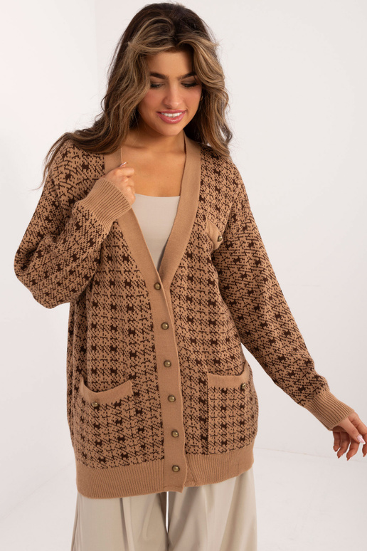 Megztinis-BA-SW-0533.21- Smėlio spalvos