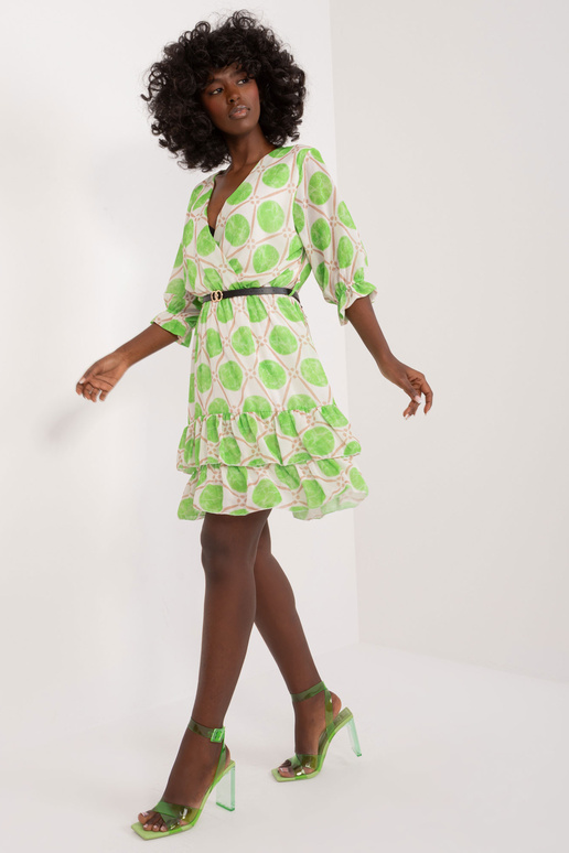 Suknelė-DHJ-SK-17370.83-šviesiai žalia