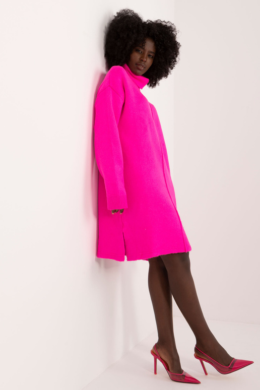 Suknelė-BA-SK-0547.99-fluo rožinė