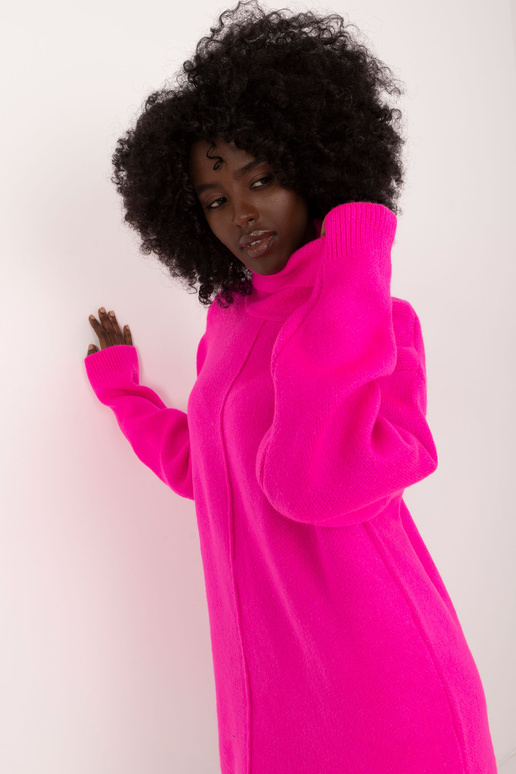 Suknelė-BA-SK-0547.99-fluo rožinė