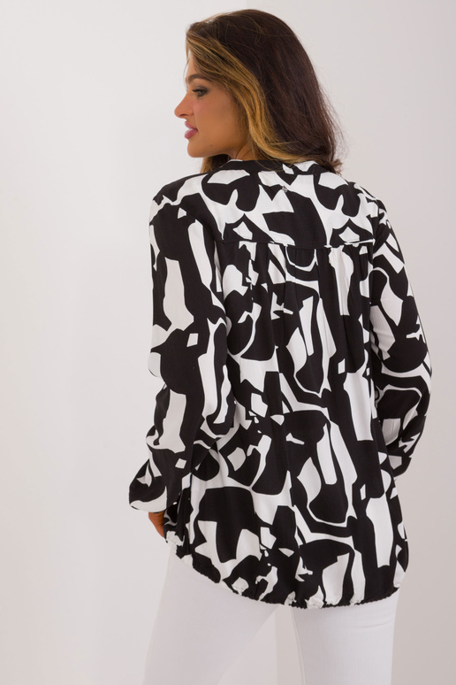 Palaidinė-D73771M11186A-juoda ir balta