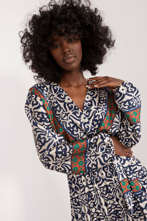 Suknelė-DHJ-SK-16656.13X tamsiai mėlyna