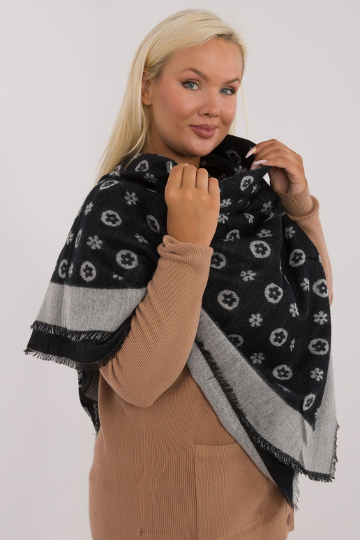 Šalikas-AT-SZ-1701.61-pilka-juoda