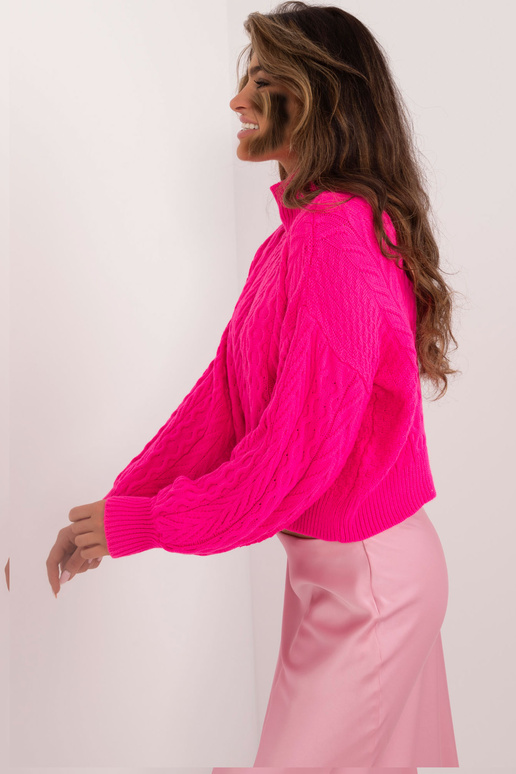Megztinis-BA-SW-0827.25-fluo rožinis