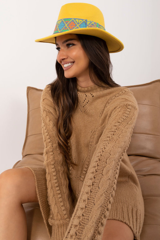 Megztinis-BA-SW-0574.44- Smėlio spalvos